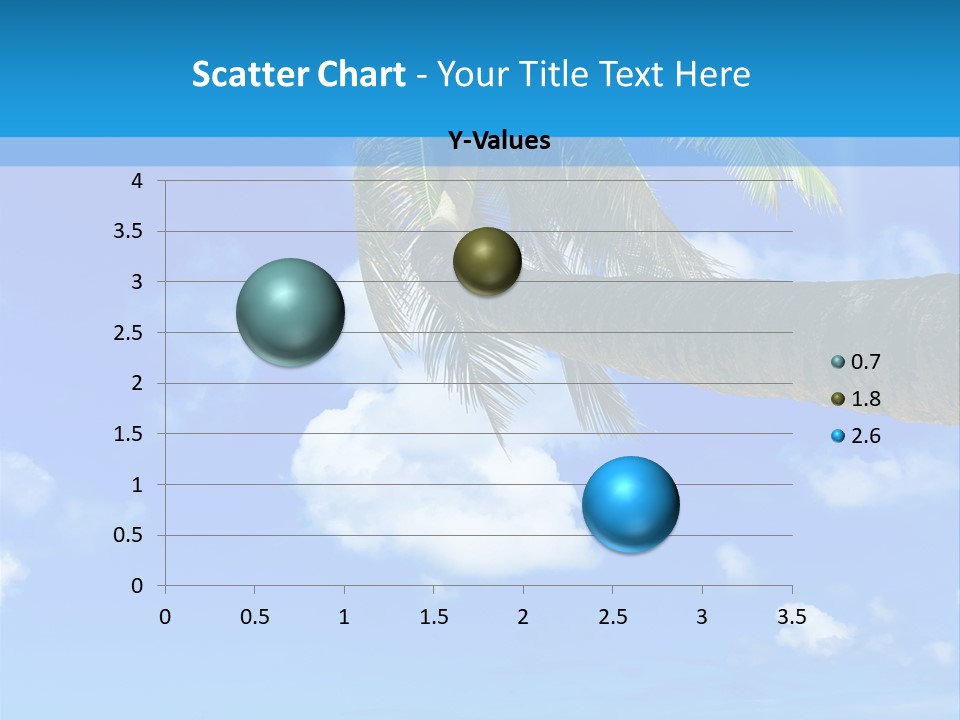 Sunny Blue Shore PowerPoint Template