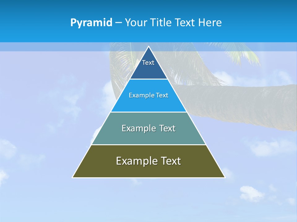 Sunny Blue Shore PowerPoint Template