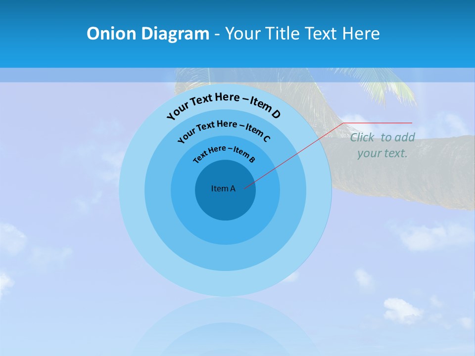 Sunny Blue Shore PowerPoint Template