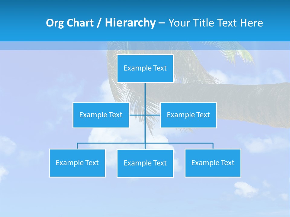 Sunny Blue Shore PowerPoint Template