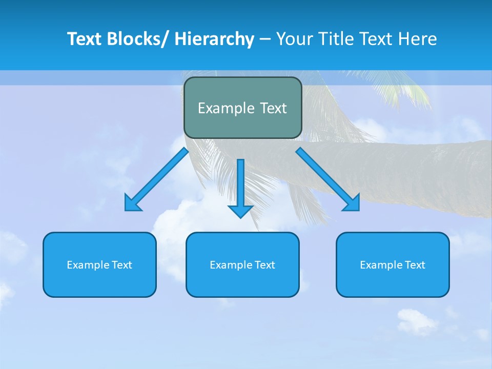 Sunny Blue Shore PowerPoint Template