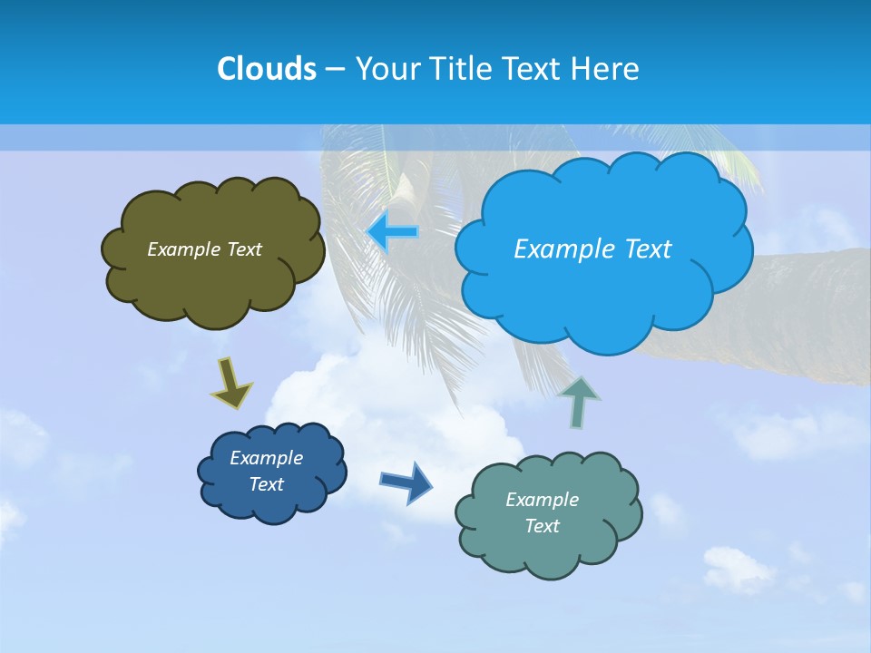 Sunny Blue Shore PowerPoint Template