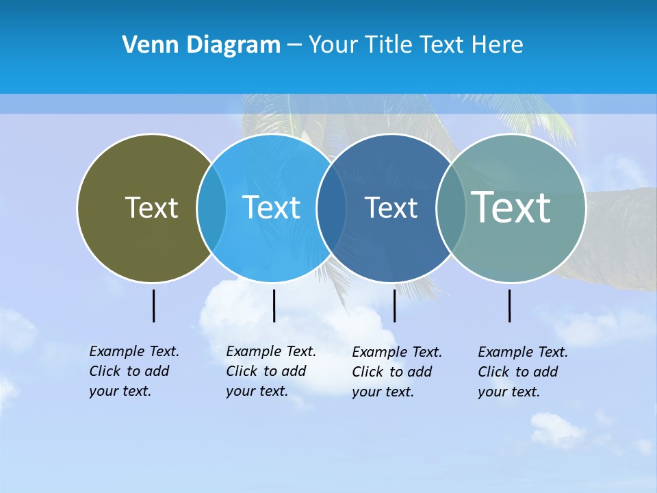 Sunny Blue Shore PowerPoint Template