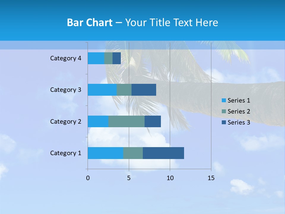Sunny Blue Shore PowerPoint Template