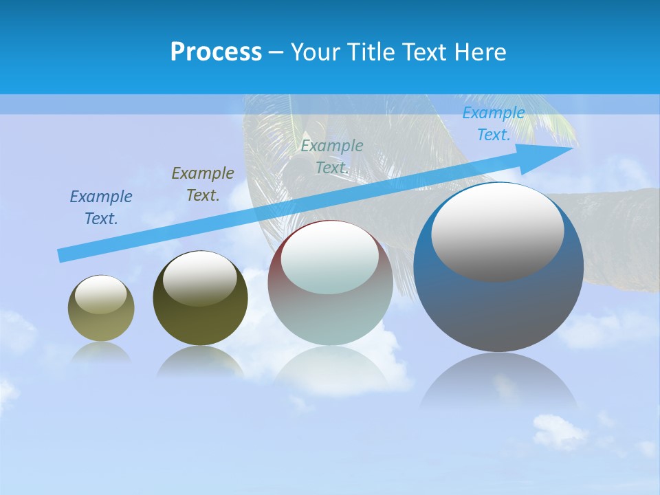 Sunny Blue Shore PowerPoint Template