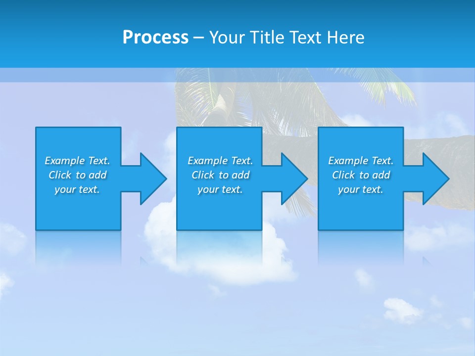 Sunny Blue Shore PowerPoint Template
