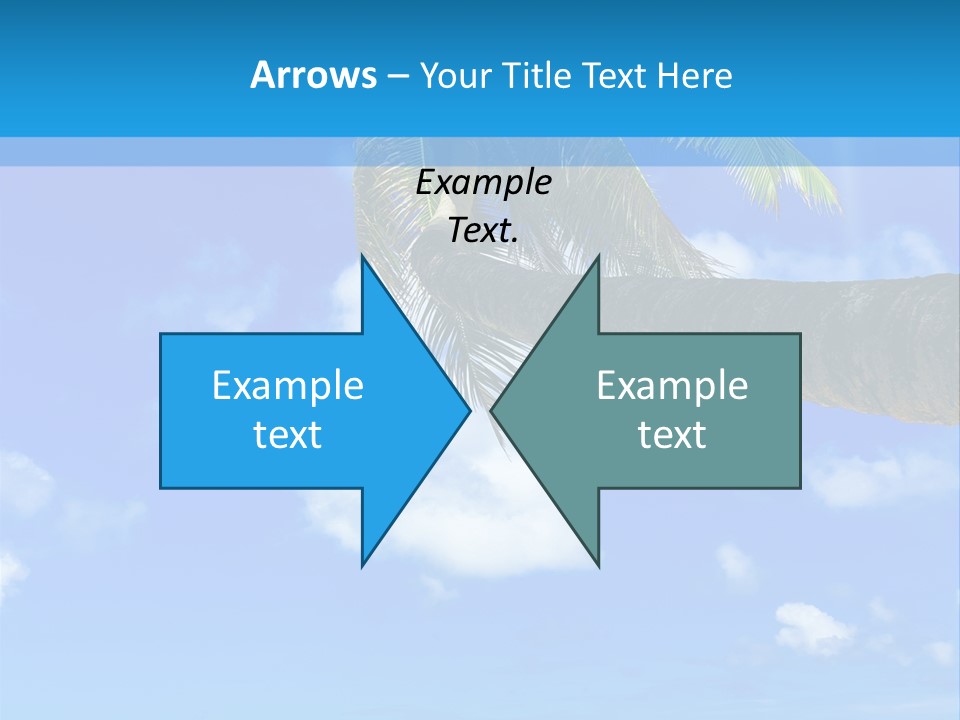 Sunny Blue Shore PowerPoint Template