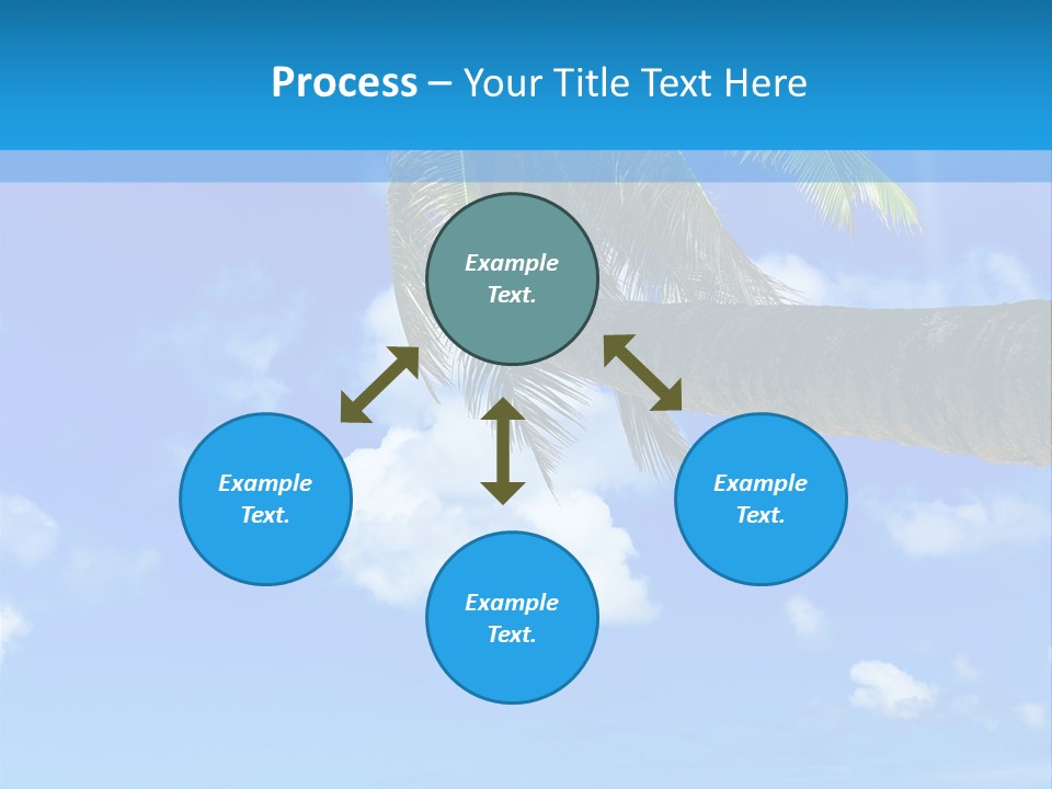 Sunny Blue Shore PowerPoint Template