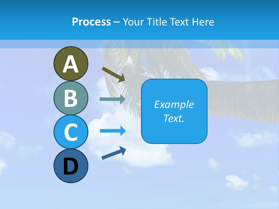 Sunny Blue Shore PowerPoint Template