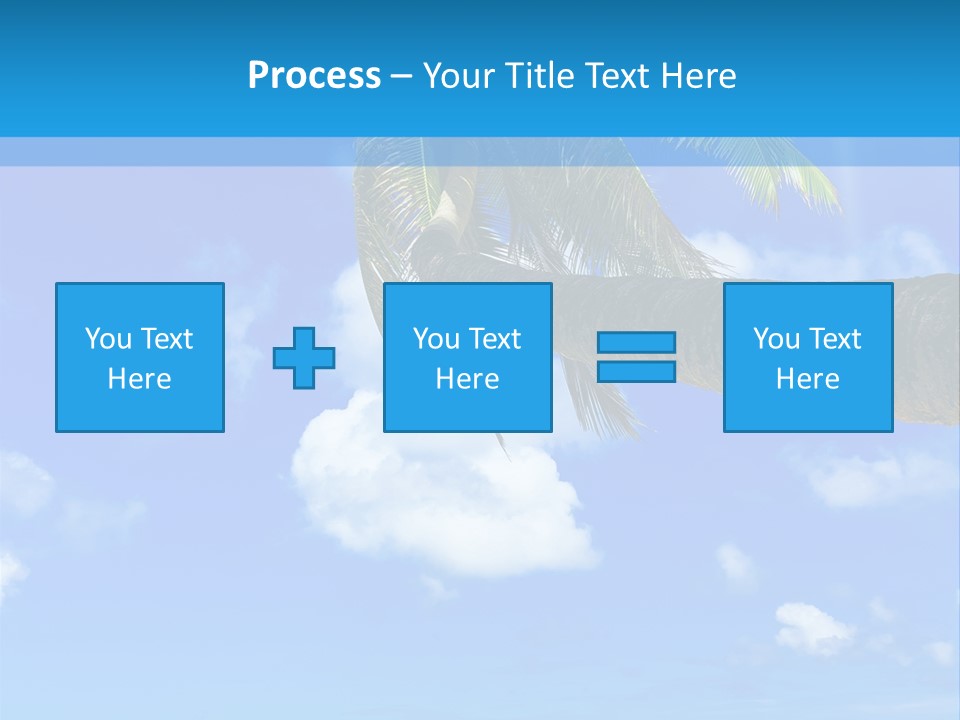 Sunny Blue Shore PowerPoint Template