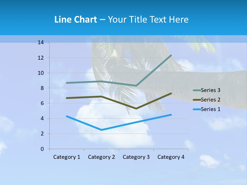 Sunny Blue Shore PowerPoint Template