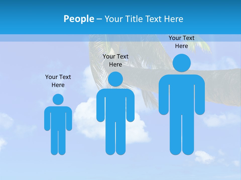 Sunny Blue Shore PowerPoint Template