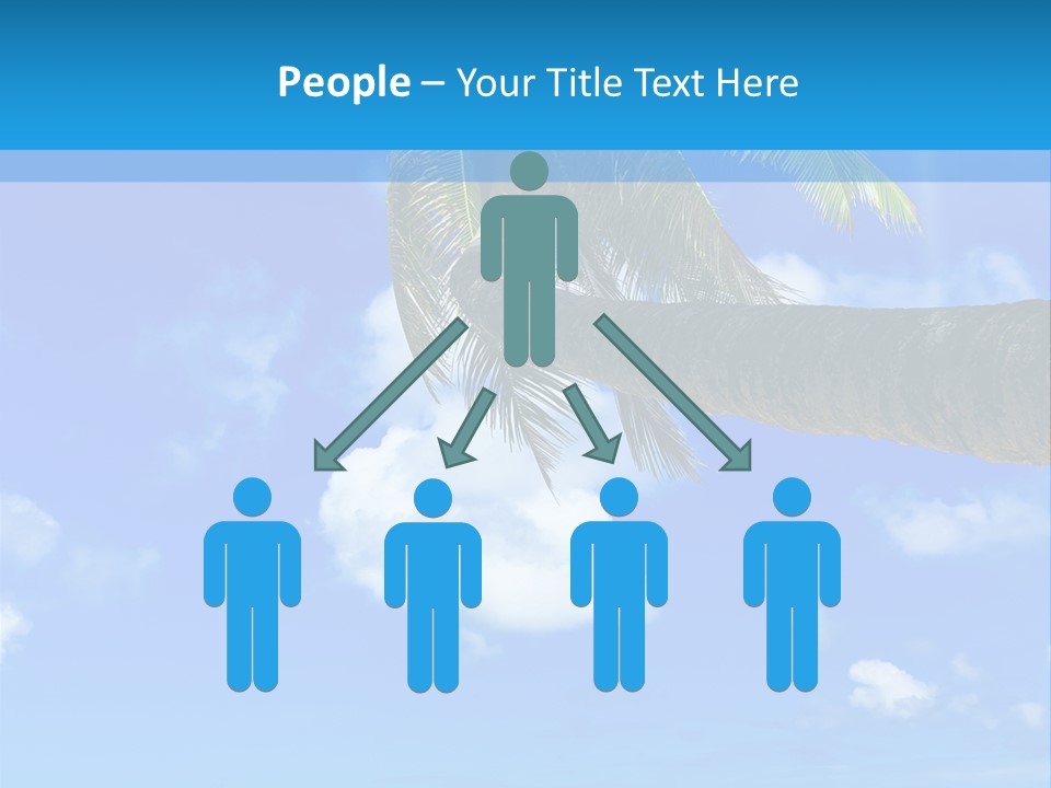 Sunny Blue Shore PowerPoint Template