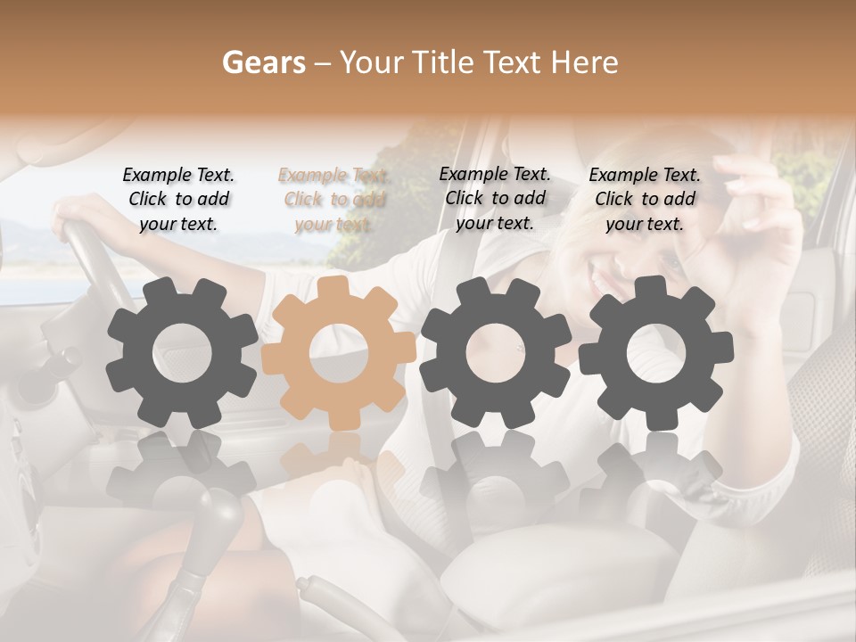 Cute Smile Auto PowerPoint Template