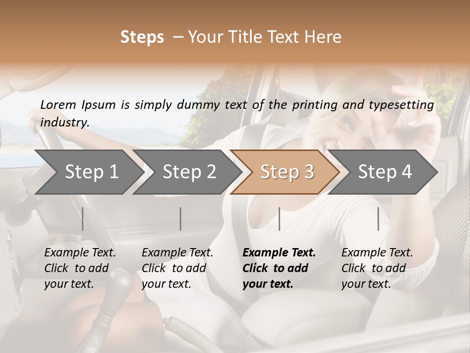 Cute Smile Auto PowerPoint Template