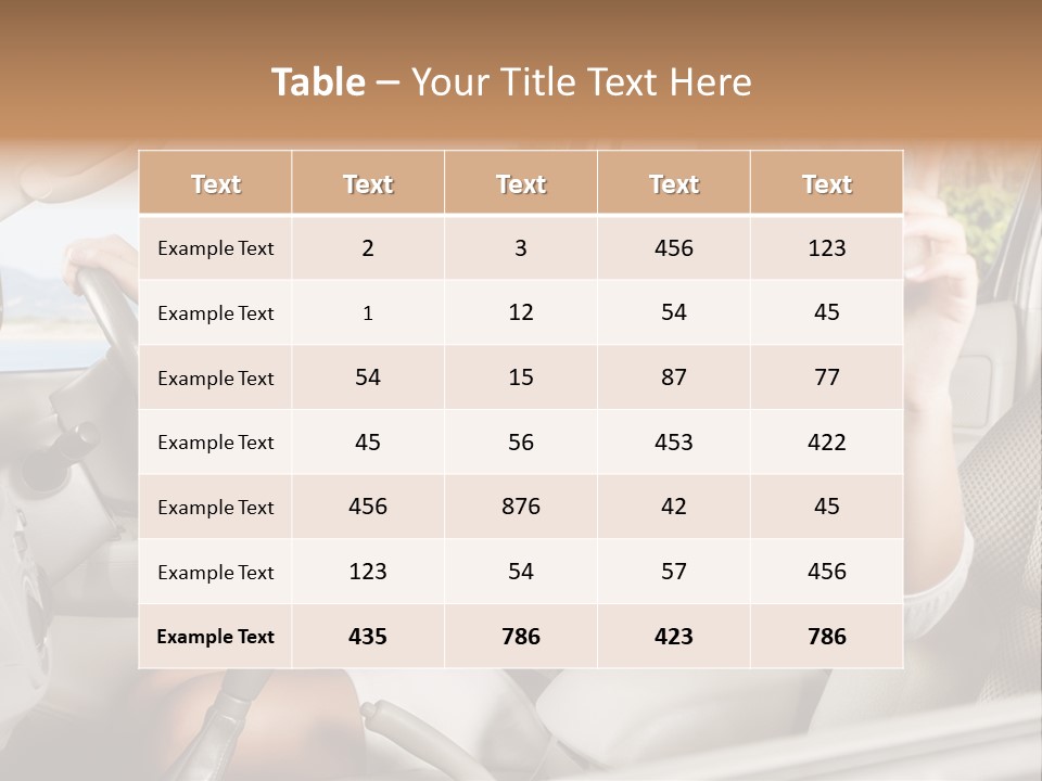 Cute Smile Auto PowerPoint Template