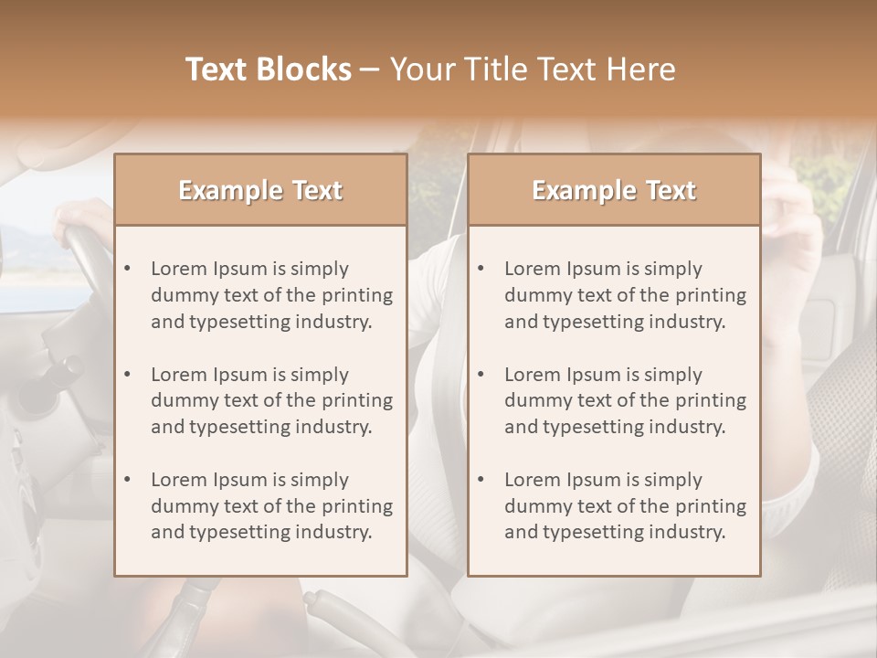 Cute Smile Auto PowerPoint Template