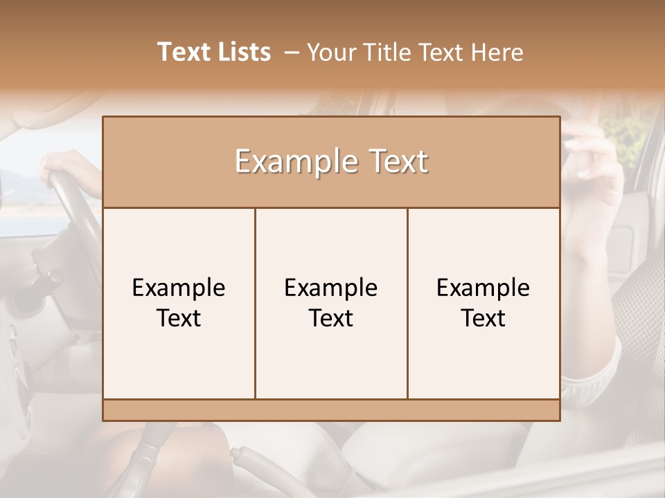 Cute Smile Auto PowerPoint Template