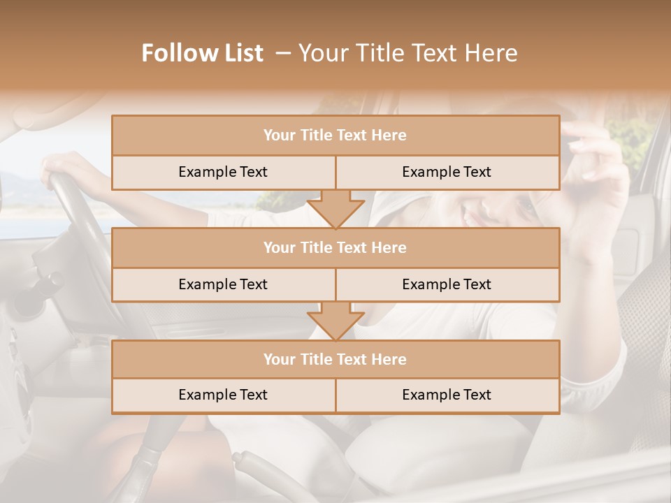 Cute Smile Auto PowerPoint Template