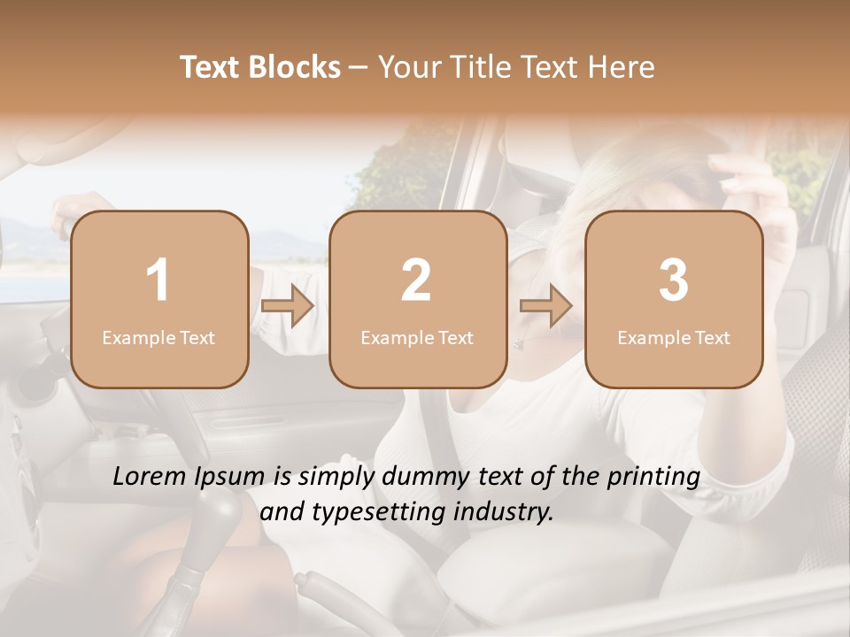 Cute Smile Auto PowerPoint Template
