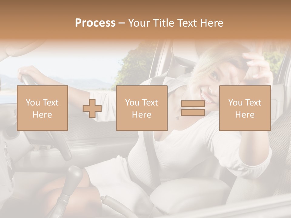 Cute Smile Auto PowerPoint Template