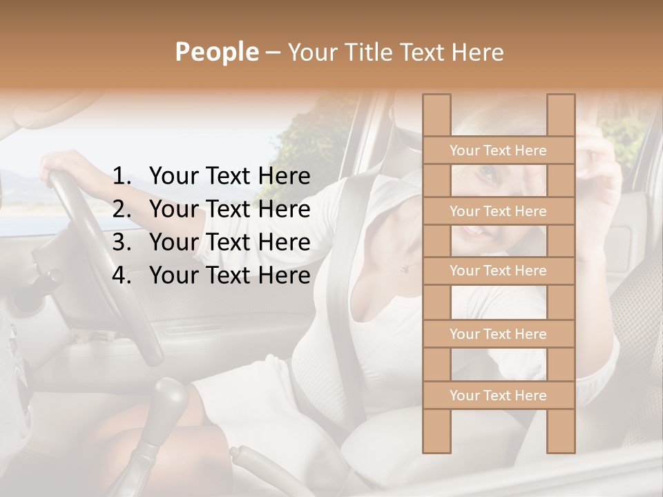 Cute Smile Auto PowerPoint Template