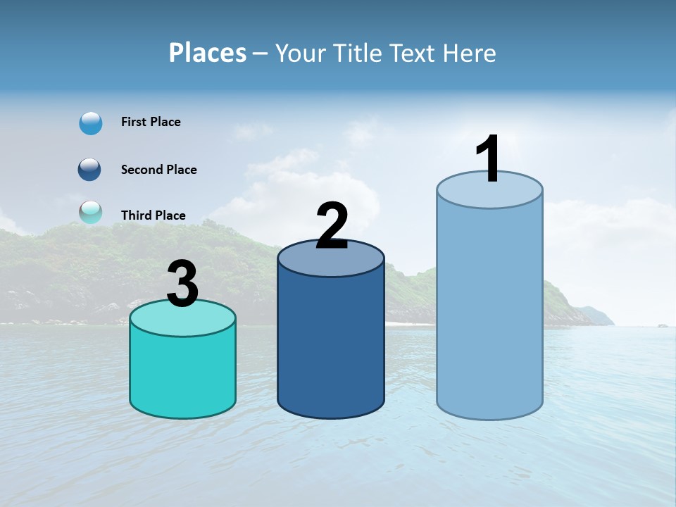 Rock Sand Turquoise PowerPoint Template