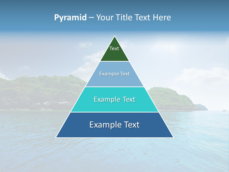 Rock Sand Turquoise PowerPoint Template