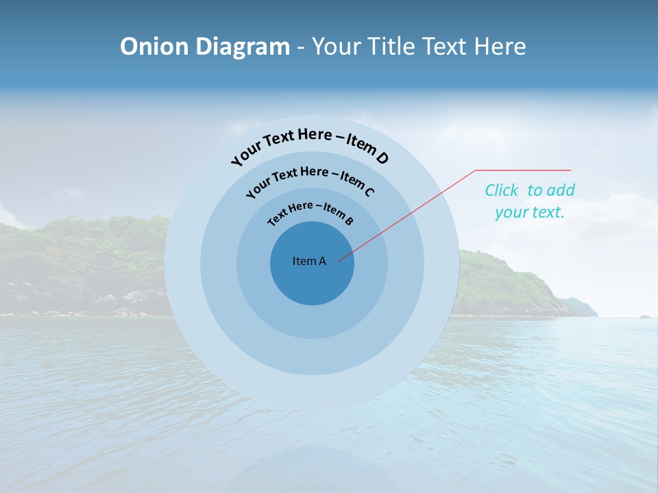 Rock Sand Turquoise PowerPoint Template