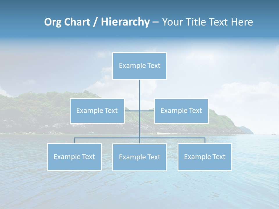 Rock Sand Turquoise PowerPoint Template