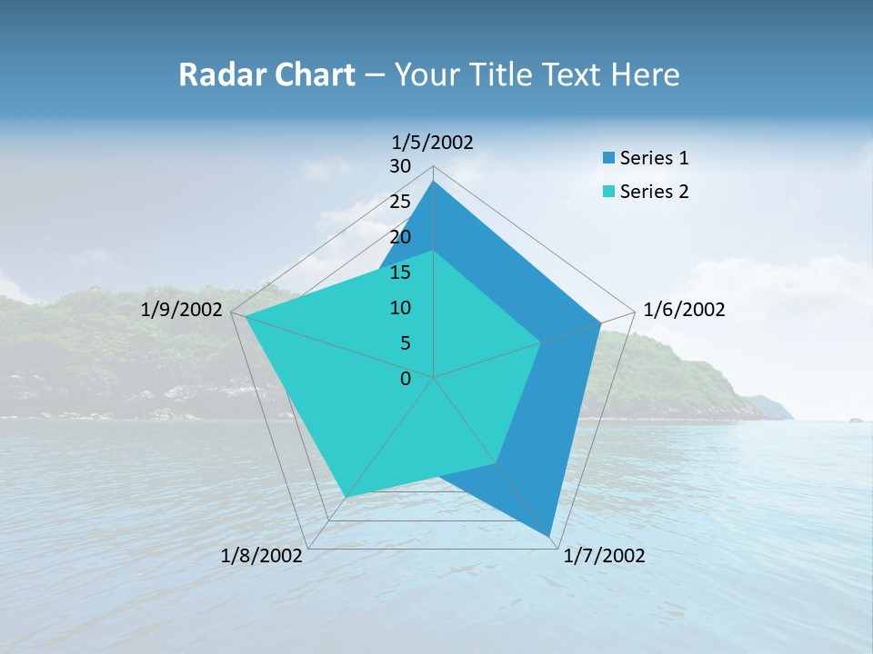 Rock Sand Turquoise PowerPoint Template