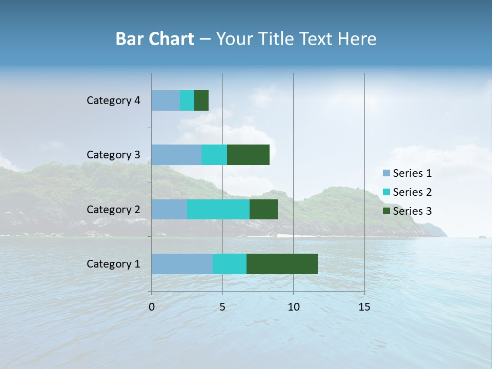 Rock Sand Turquoise PowerPoint Template
