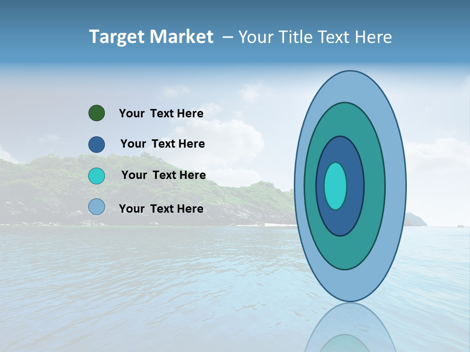 Rock Sand Turquoise PowerPoint Template