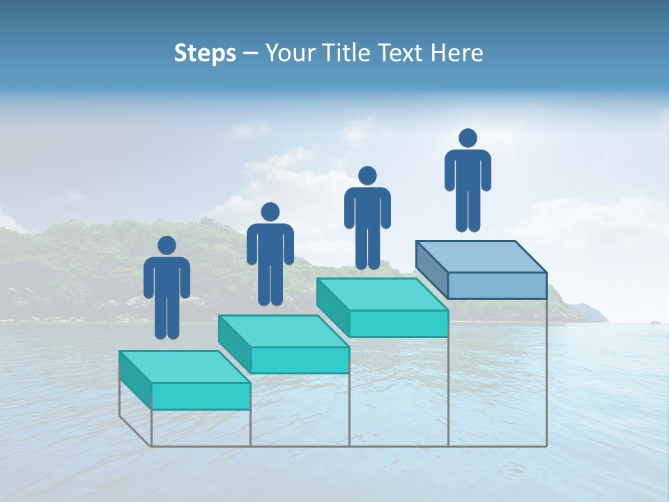 Rock Sand Turquoise PowerPoint Template
