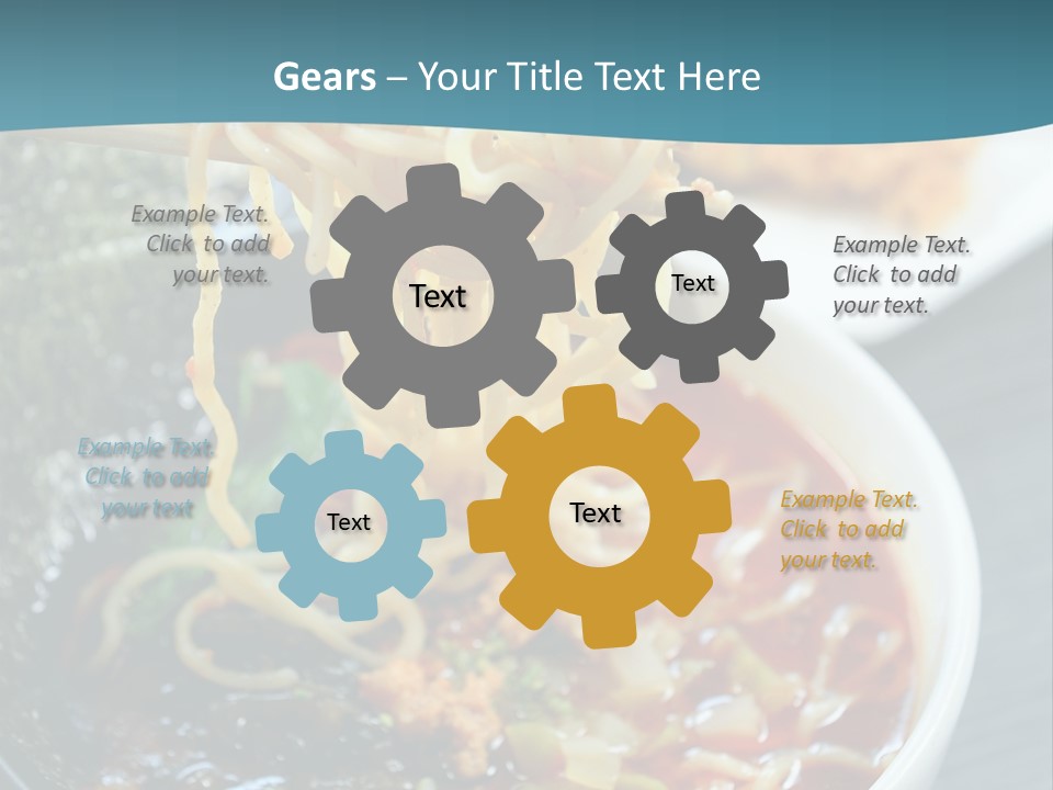 Meat Cooking Food PowerPoint Template