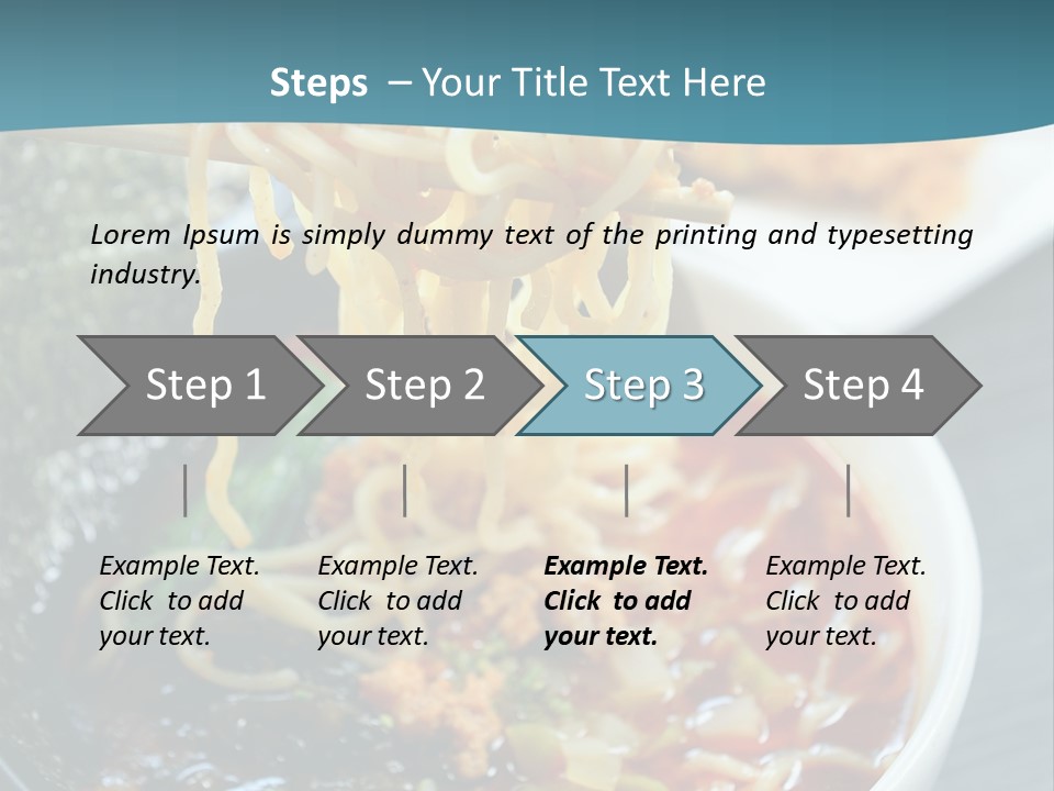 Meat Cooking Food PowerPoint Template