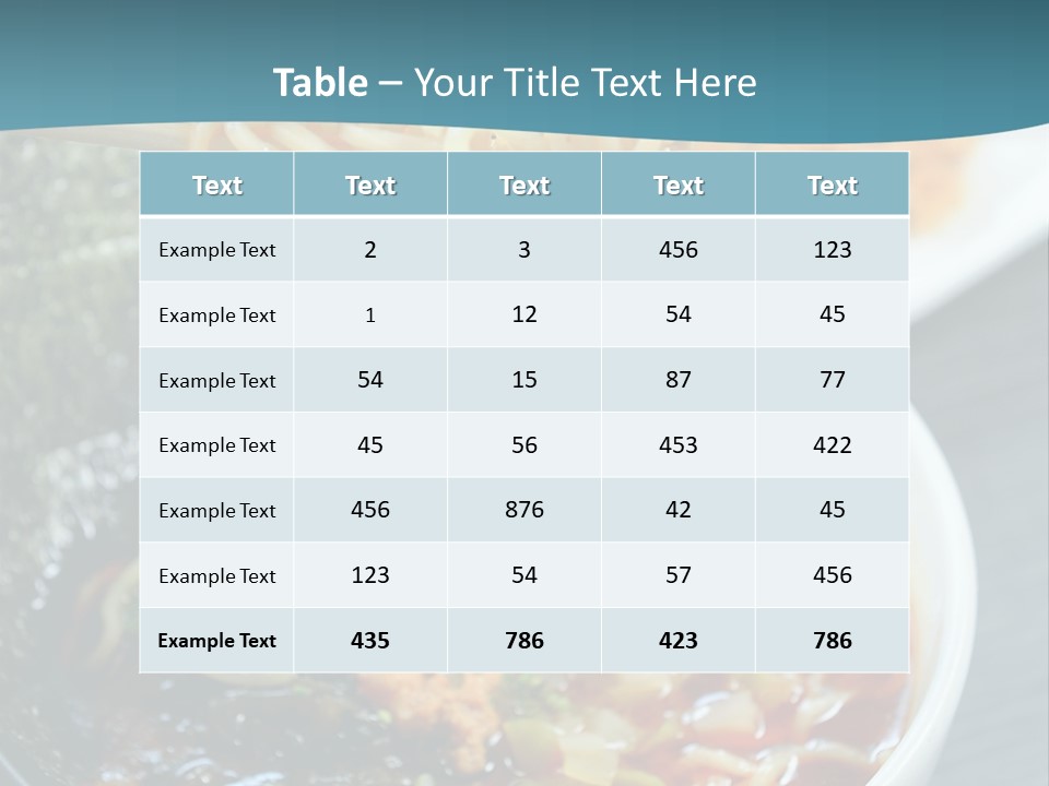 Meat Cooking Food PowerPoint Template