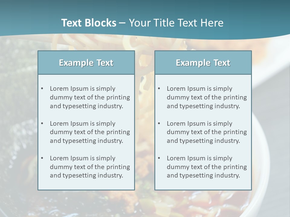 Meat Cooking Food PowerPoint Template