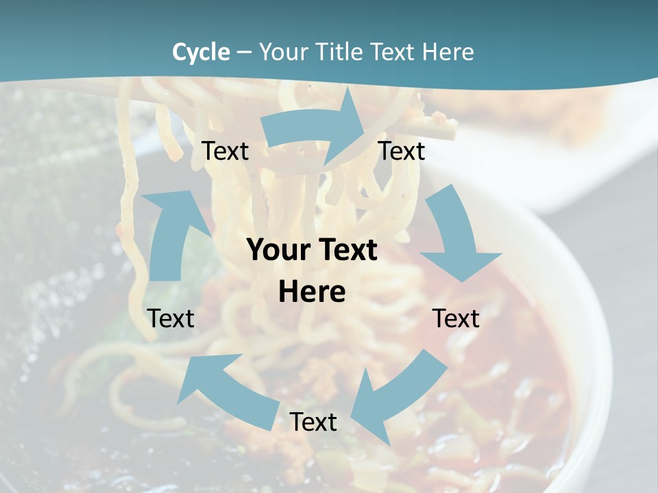 Meat Cooking Food PowerPoint Template
