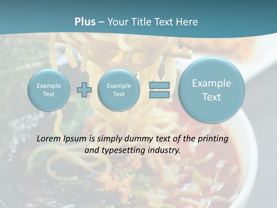Meat Cooking Food PowerPoint Template