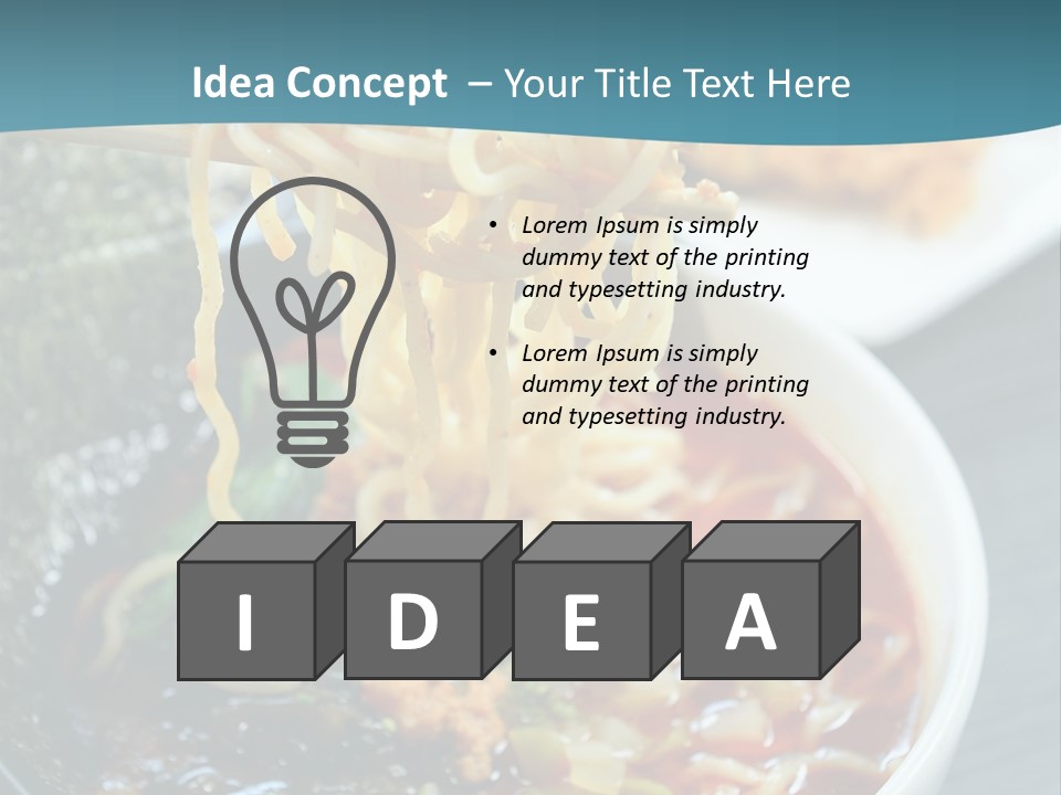 Meat Cooking Food PowerPoint Template