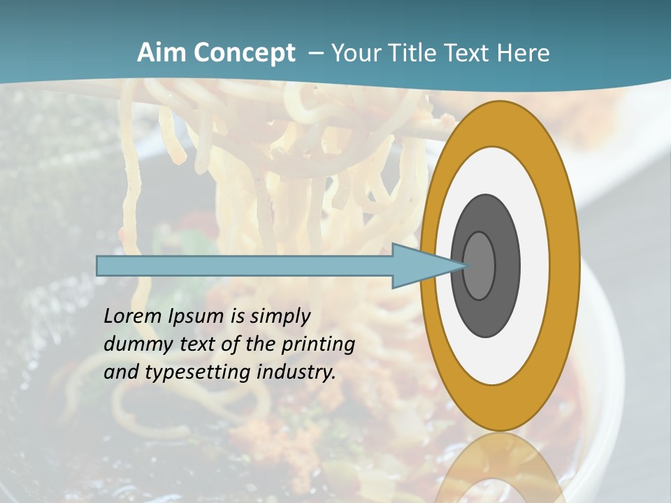 Meat Cooking Food PowerPoint Template