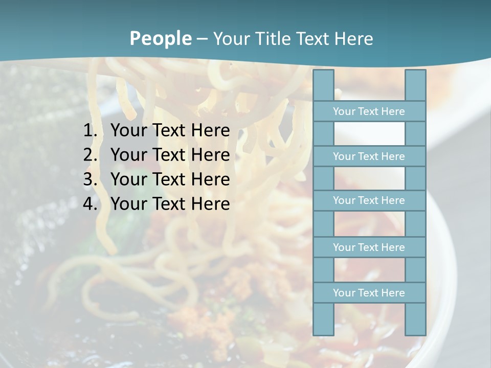 Meat Cooking Food PowerPoint Template