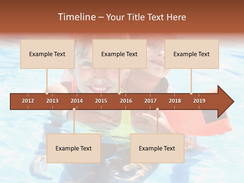 Leisure White Kid PowerPoint Template