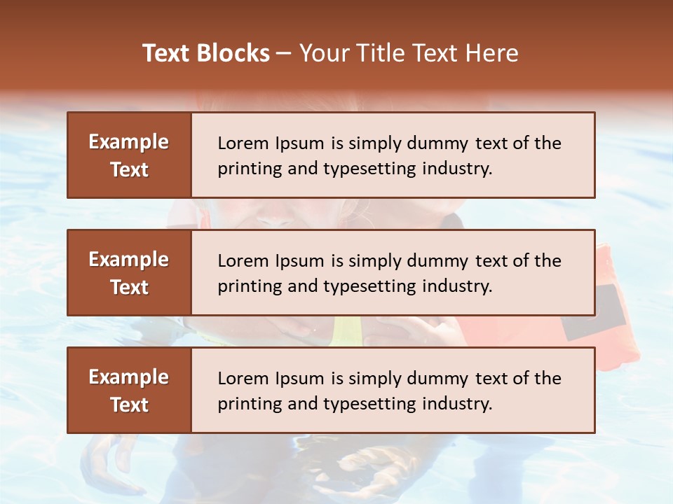Leisure White Kid PowerPoint Template