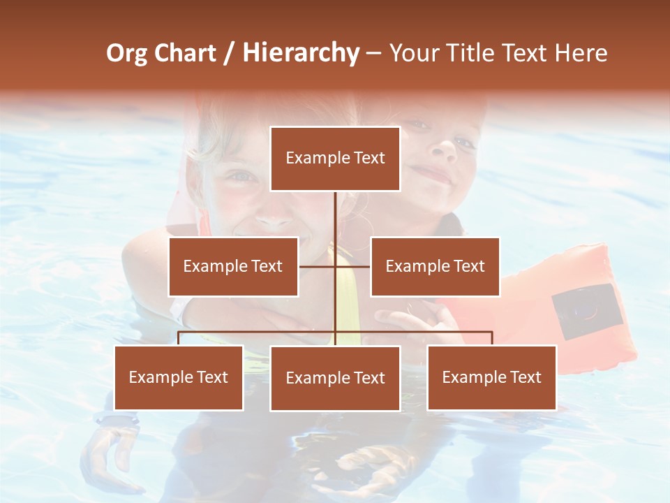 Leisure White Kid PowerPoint Template