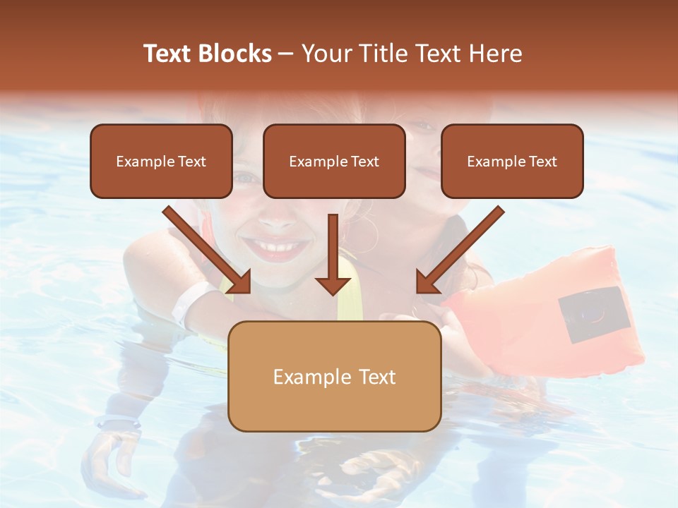 Leisure White Kid PowerPoint Template