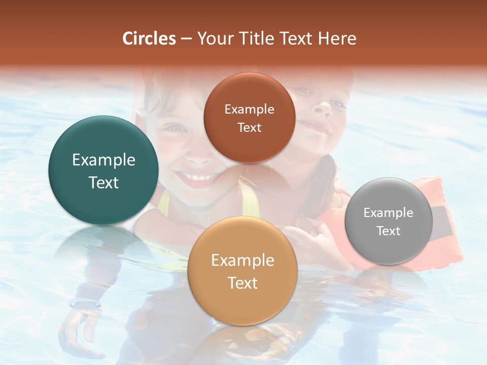 Leisure White Kid PowerPoint Template