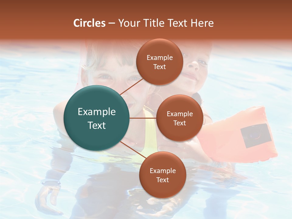 Leisure White Kid PowerPoint Template