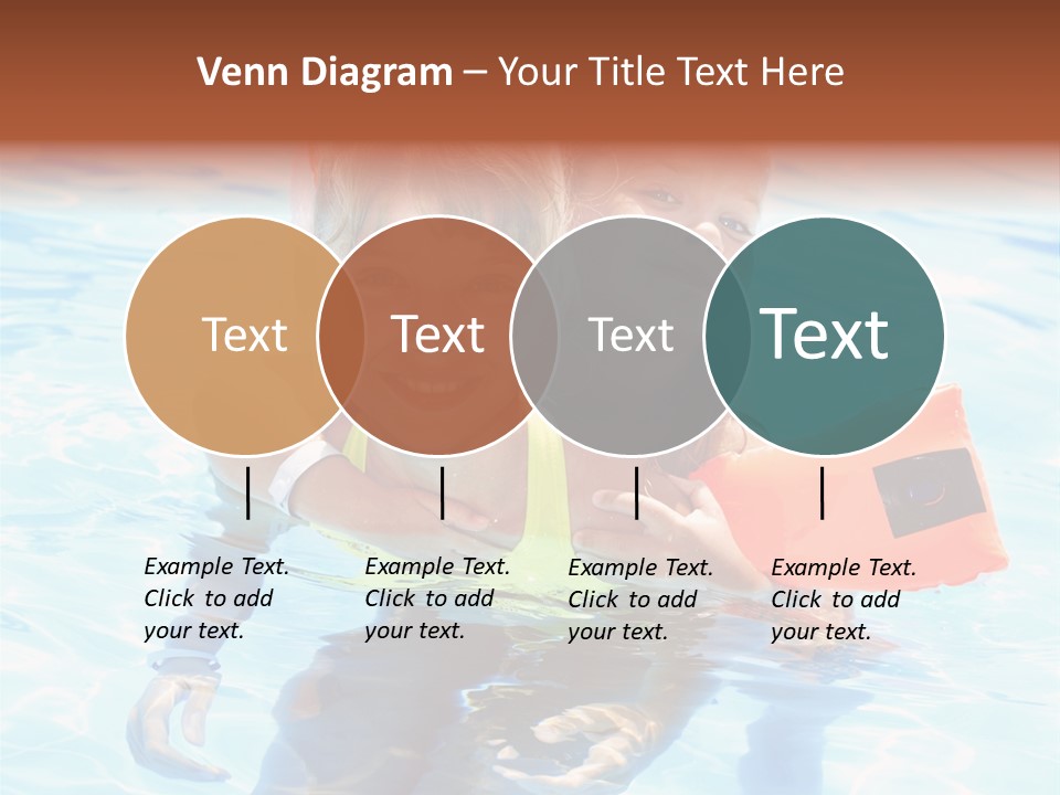 Leisure White Kid PowerPoint Template